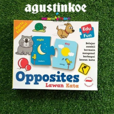 Jual Edu Fun Opposites - Flashcard Lawan Kata - Puzzle Edukasi Anak ...