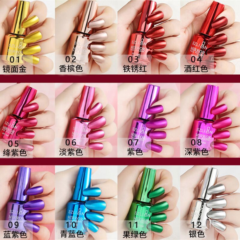 Jual MIRROR NAIL POLISH/Tidak perlu pengering Shopee Indonesia