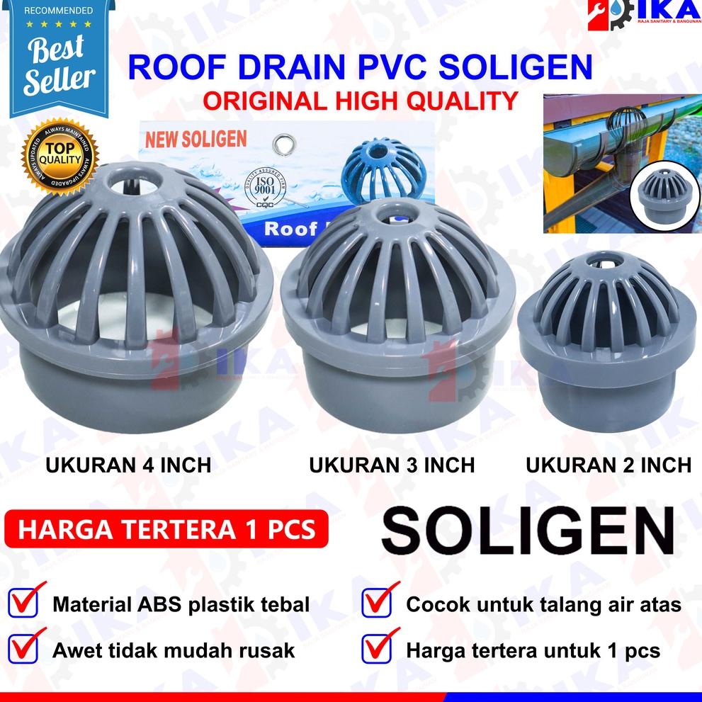 Jual Best Roof Drain SOLIGEN 2 Dan 3 Inch Saringan Talang Air ...