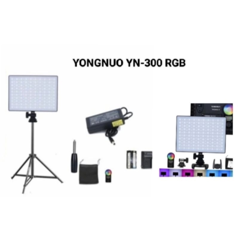 Jual PAKET YONGNUO YN300 & YN600 RGB LIGHTING VIDEO YN-300 AIR II RGB ...