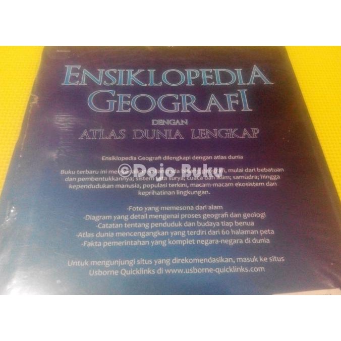 Jual Ensiklopedia Geografi Dengan Atlas Dunia Lengkap Buku