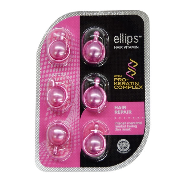 Jual ELLIPS HAIR VITAMIN PRO KERATIN HAIR REPAIR BLISTER | Shopee Indonesia