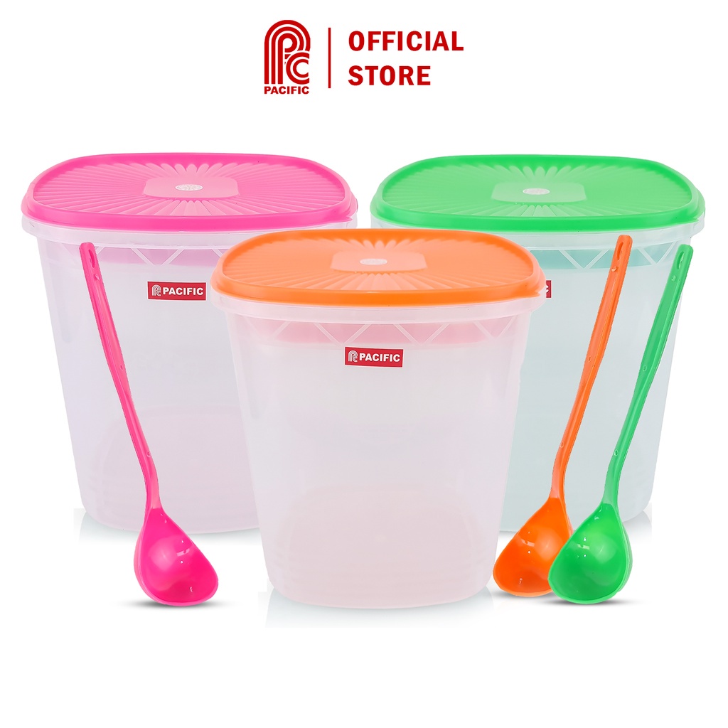 Jual Pacific Sealware Segi Toples Plastik Liter Alexis Food Container Wadah Makanan Pac