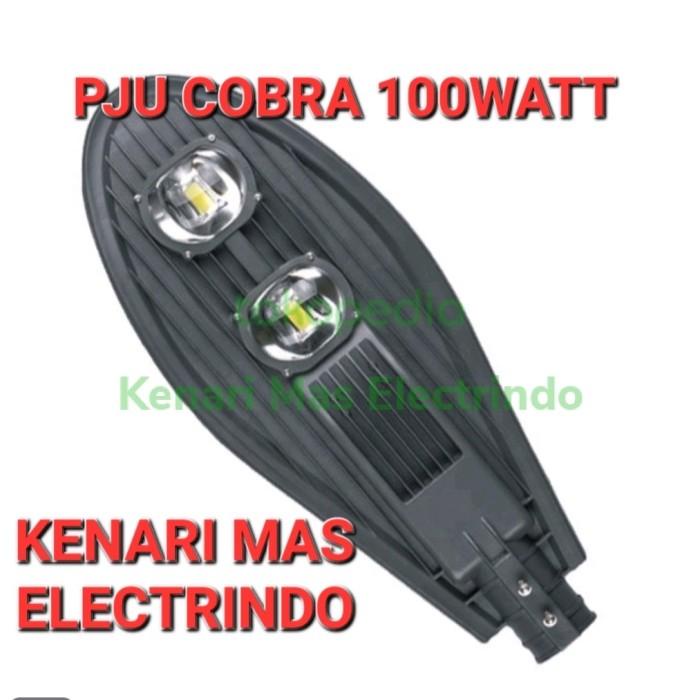 Jual Lampu Jalan Led Pju Cobra 100w Cob Street Light 100watt Putih 220v