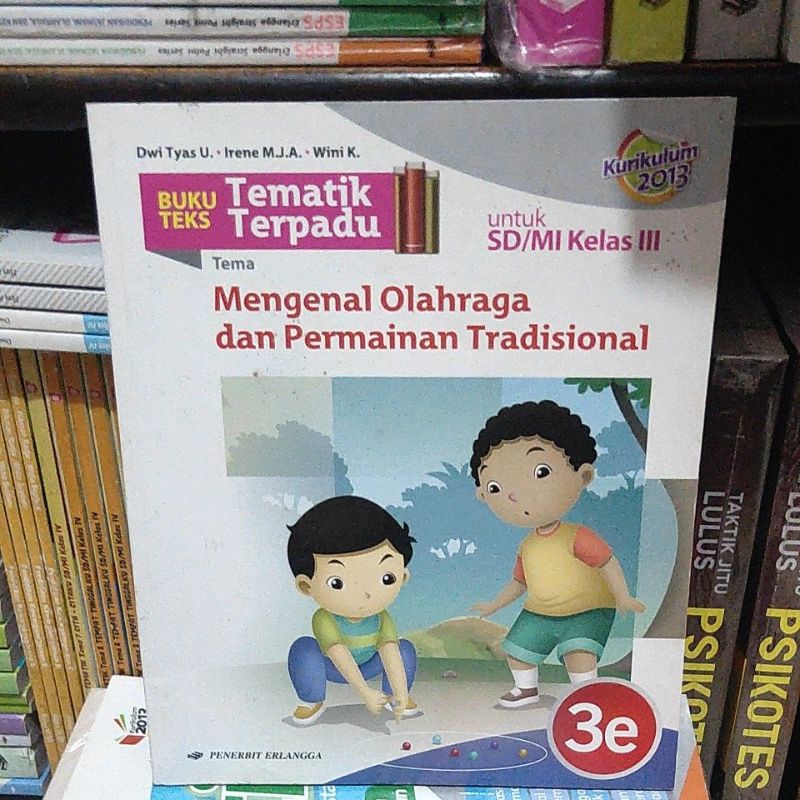 Jual Original Buku Teks Tematik Terpadu Tema Mengenal Olahraga Dan ...