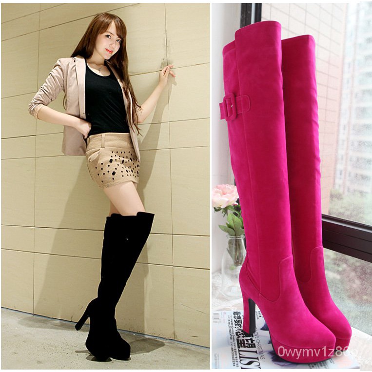 Jual Women Long Boots Over The Knee Boots Platform Sexy Female Autumn