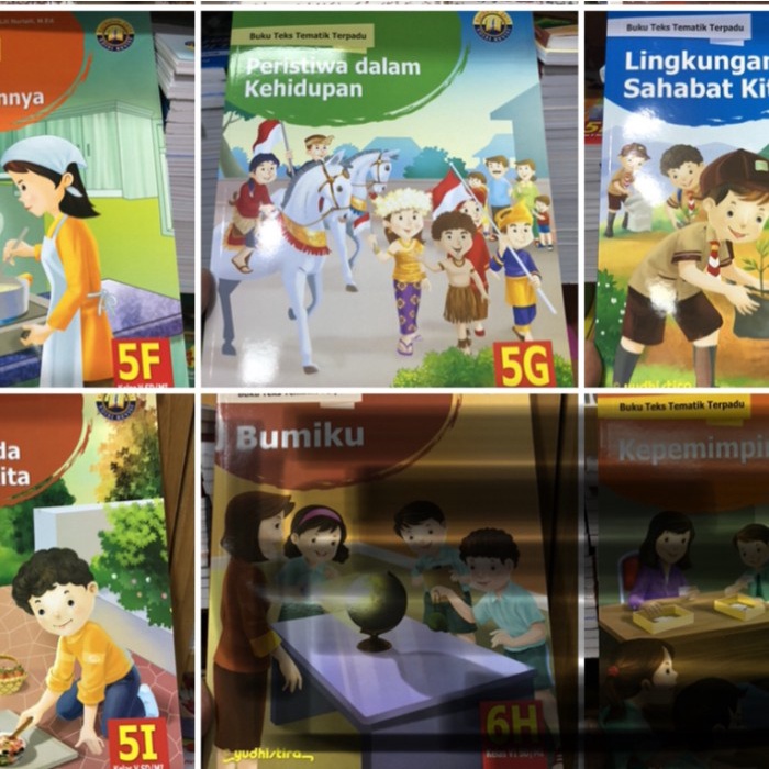 Jual Must Have!! Buku Teks Tematik Terpadu 5F,G,H Dan I Kelas 5 Sd ...
