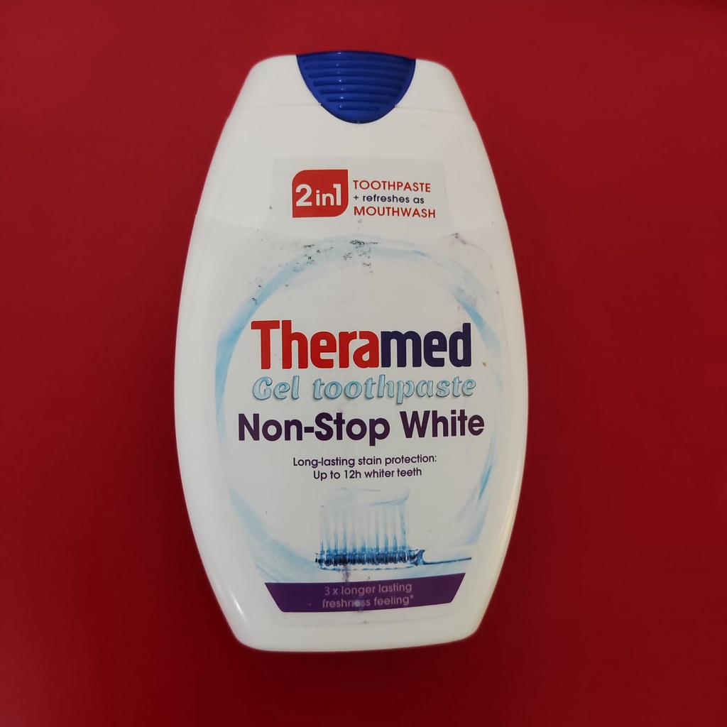 Jual Theramed Pasta Gigi 2 In 1 Gel Tooth Paste & Mouthrinse (75Ml ...