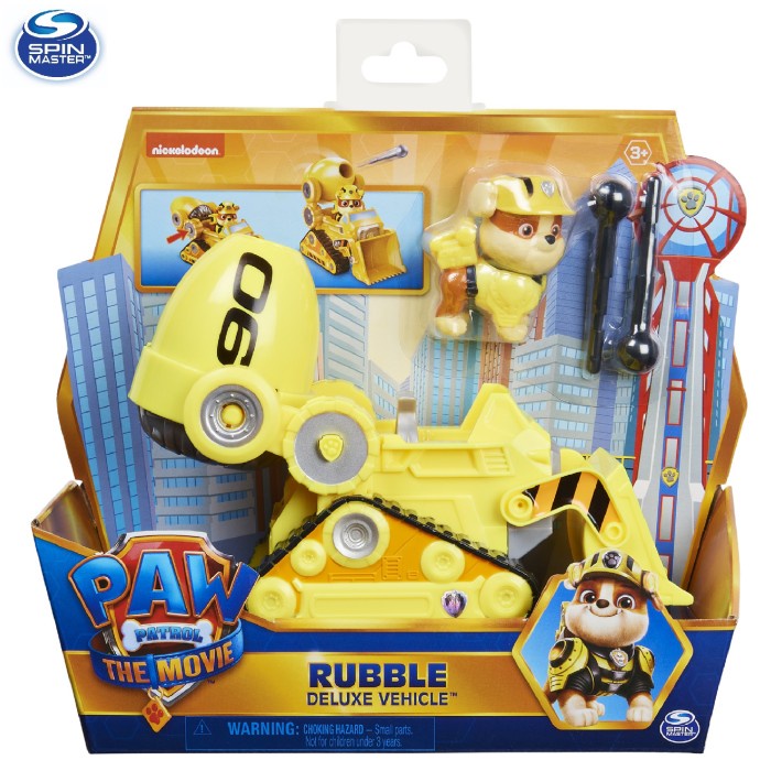 PAW PATROL Rubble's Transforming Bulldozer, 6045902, Différents Coloris, s