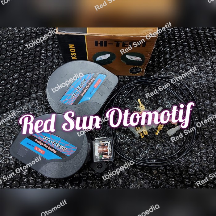 Jual Klakson Keong Denso + Relay + Kabel Nmax Pcx Vario Adv Ninja Cbr