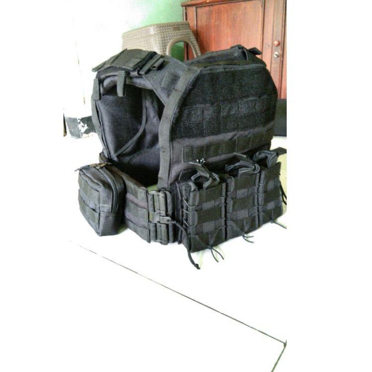 Jual Modern.. ROMPI BODY VEST TACTICAL / ROMPI SERBU / BODY VEST BLACK
