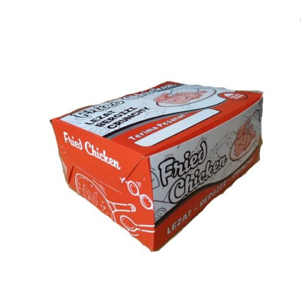 Jual Delivery Box Dus Kotak Fried Chicken Ivory Gsm Isi Pcs