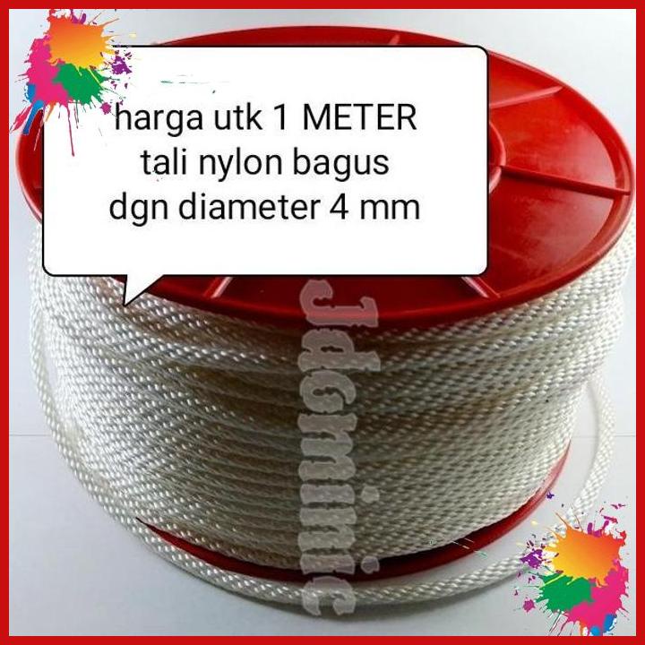 Jual Tali Nilon Mm Nylon Rope Benang Flag Wire Bendera Recoil Starter Jdo Shopee Indonesia