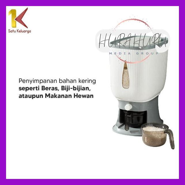 Jual Satu Keluarga Dispenser Beras 10 Kg C360 Rice Dispenser Tempat ...