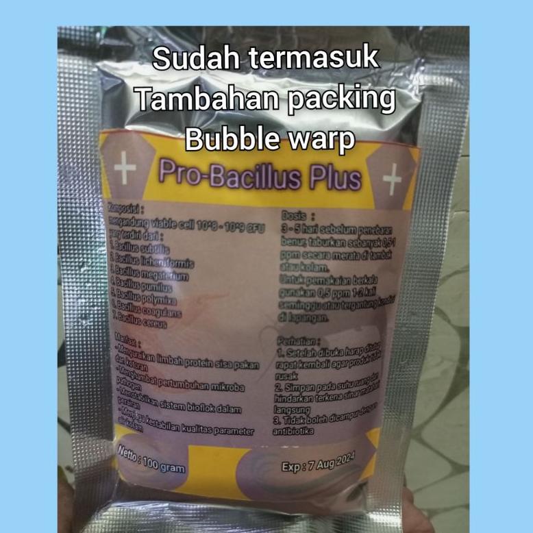 Jual Probiotik Bacillus Plus Gram Probiotik Kolam Bioflok Probiotik Bakteri Starter