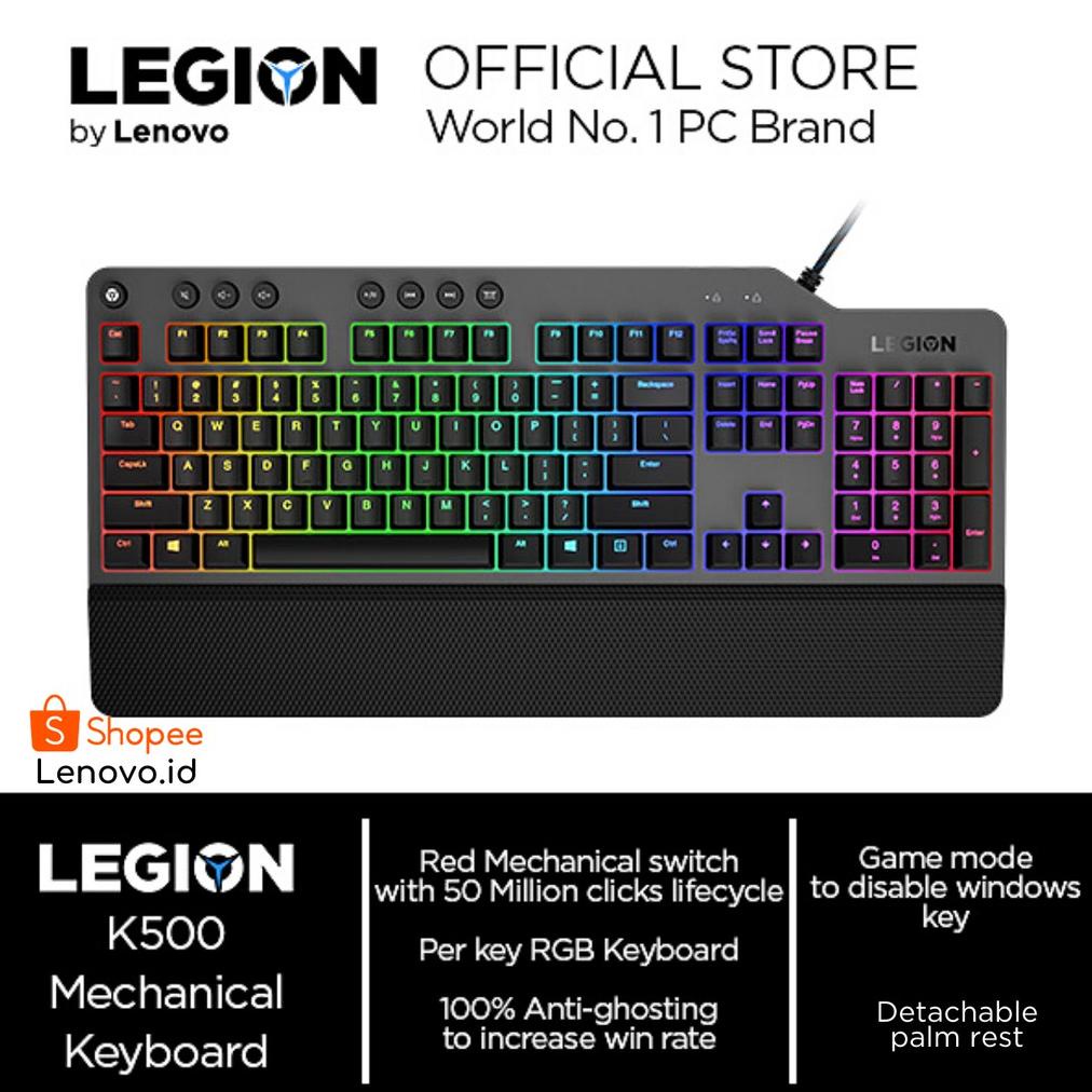 Jual Lenovo Legion K500 Rgb Mechanical Wired Gaming Keyboard ...