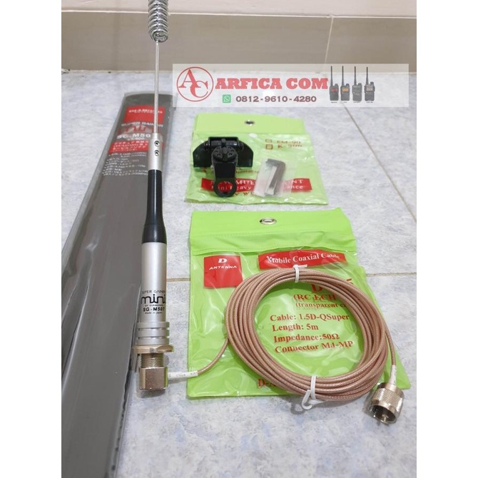 Jual Paket Antena Radio Rig Mini Dualband As 9900 Uv 9800 Kt 7900D Sg ...