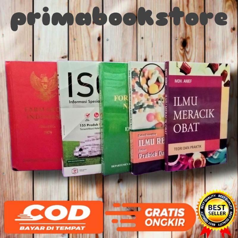 Jual (Paket 5 Buku) Farmakope 3 - ISO Vol 53 - FORNAS 1978 - IMO ...