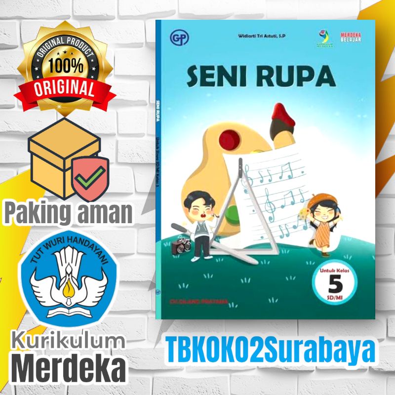 Jual BUKU SENI RUPA SD KELAS 5 KURIKULUM MERDEKA KURMER GILANG PRATAMA ...
