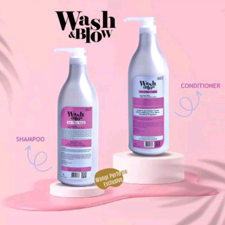 Jual INAURA Wash & Blow Shampoo / Conditioner Botol 1000ml | Shopee ...