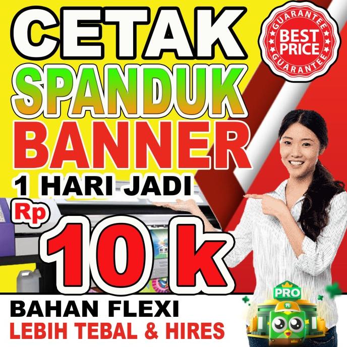 Jual CETAK SPANDUK MURAH 1 HARI JADI | Shopee Indonesia