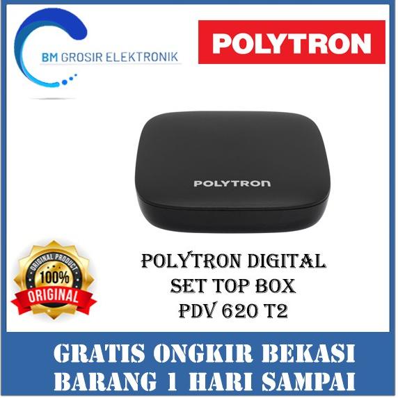 Jual Polytron Digital Set Top Box Pdv T Digital Receiver Unit Only Shopee Indonesia