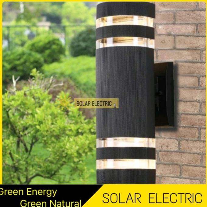 Jual LAMPU DINDING TAMAN MINIMALIS PILLAR PAGAR WATERPROOF shi04
