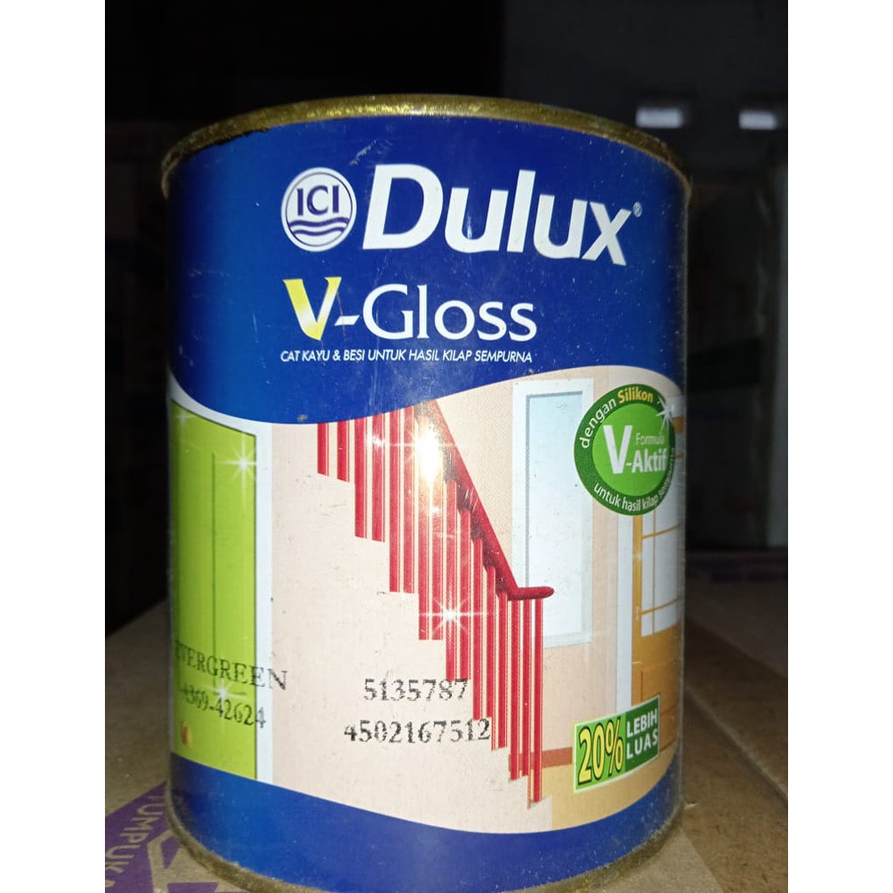 Jual Ready Stock Cat Minyak Dulux V Gloss Kg Warna Khusus Cat Kayu Cat Besi Cat Duco