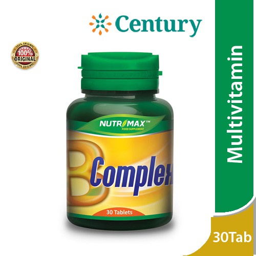 Jual Nutrimax B Complex 30's/Vitamin B Kompleks/B Complex | Shopee ...