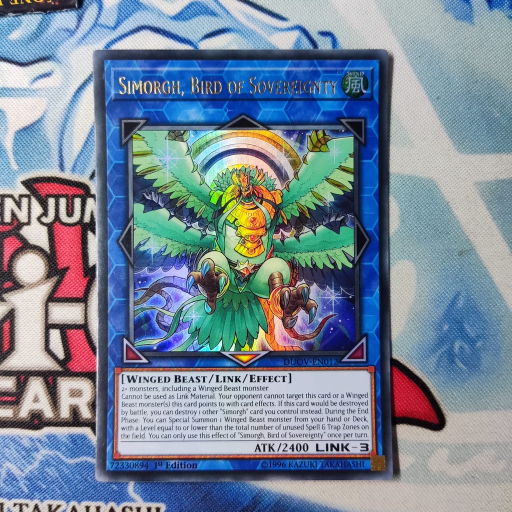 Jual yugioh simorgh bird of sovereignty DUOV ultra rare 1st original ...