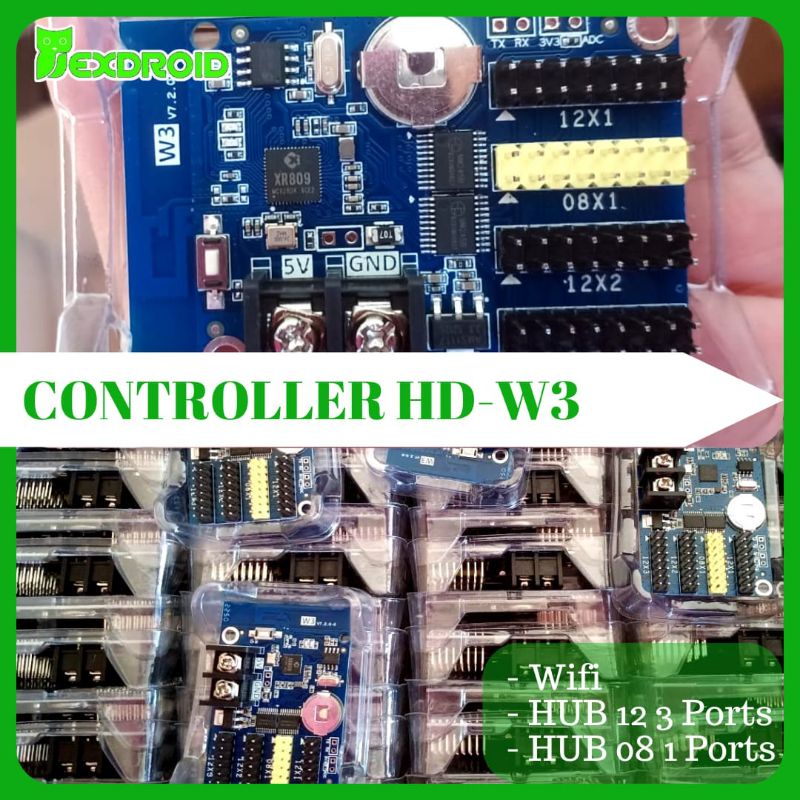 Jual Controller Running Text HD-W3. Huidu. Garansi | Shopee Indonesia