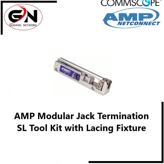 Jual AMP Modular Jack Termination SL Tool Kit with Lacing Fixture ...