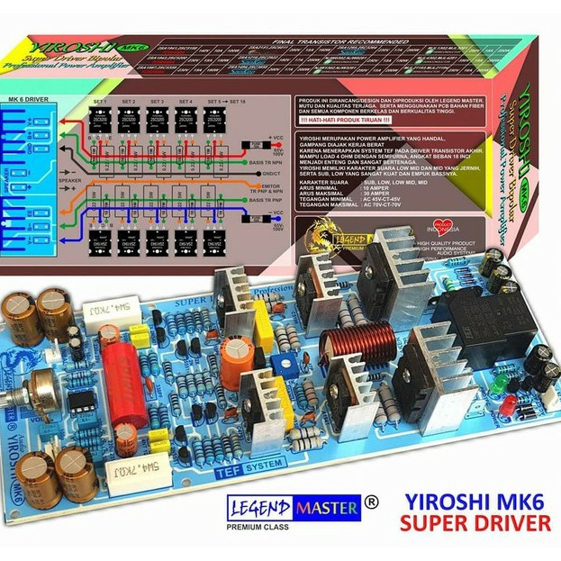 Jual Ready KIT DRIVER YIROSHI MK 6 MK6 MK6 SUPER DRIVER PROFESSIONAL