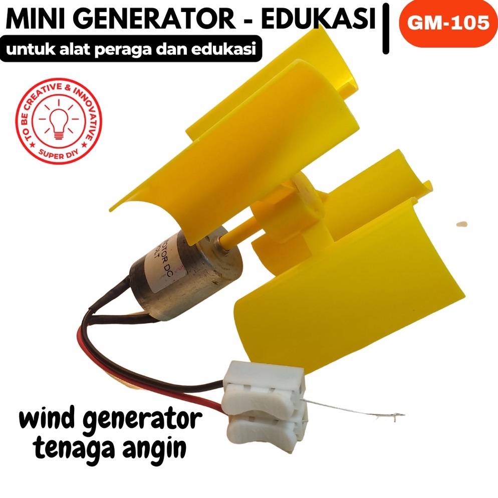 Jual Modern Paket Kit Edukasi Pembangkit Listrik Tenaga Angin Wind Turbine Igt Shopee 7071