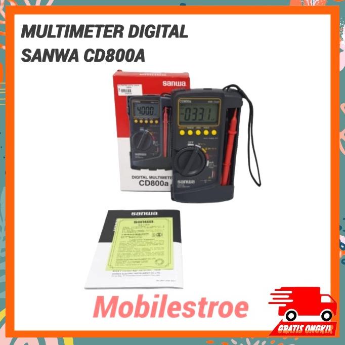 Jual Multimeter Digital | Multitester Digital Sanwa Cd800A | Cd 800 A ...