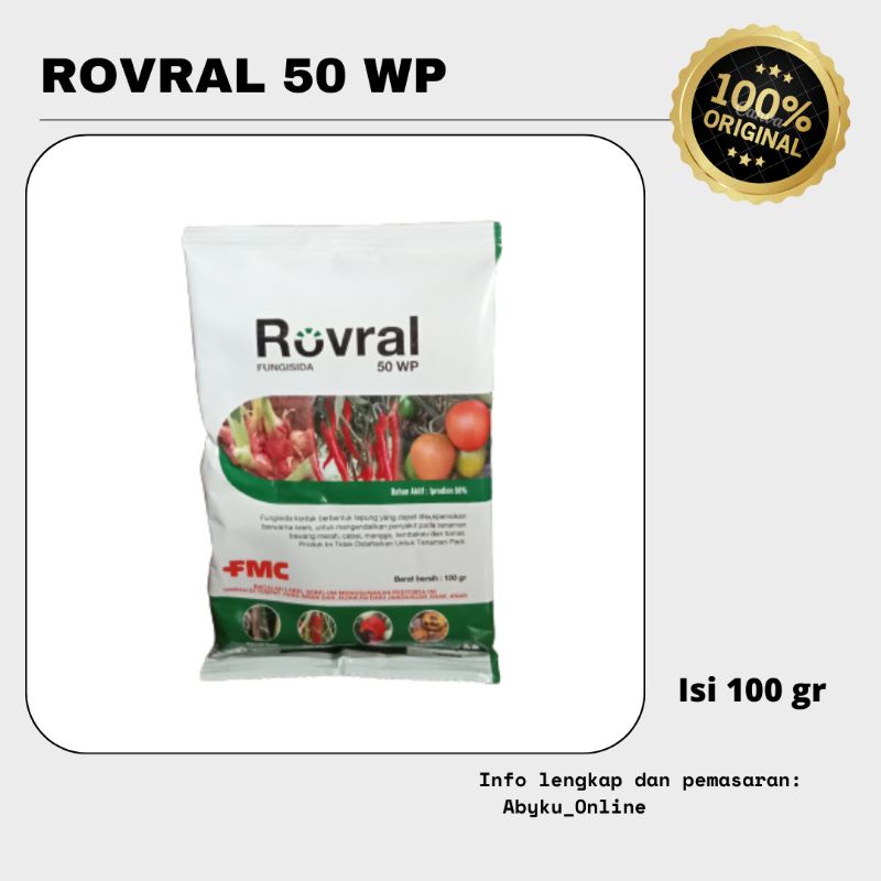 Jual FUNGISIDA ROVRAL 50 WP 100 GRAM | Shopee Indonesia