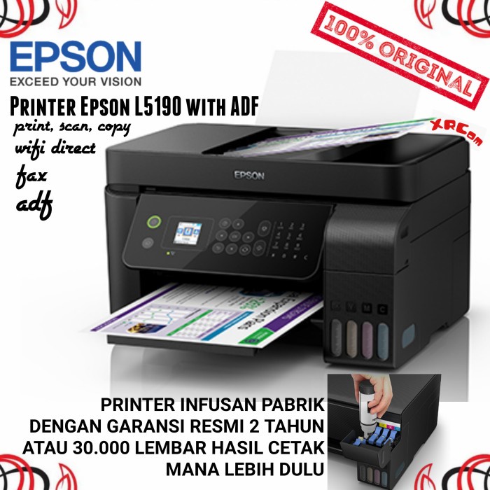 Jual Printer Epson L519 All In One Plus Wifi Dan Fax Pengganti Epson L565 Shopee Indonesia 1998