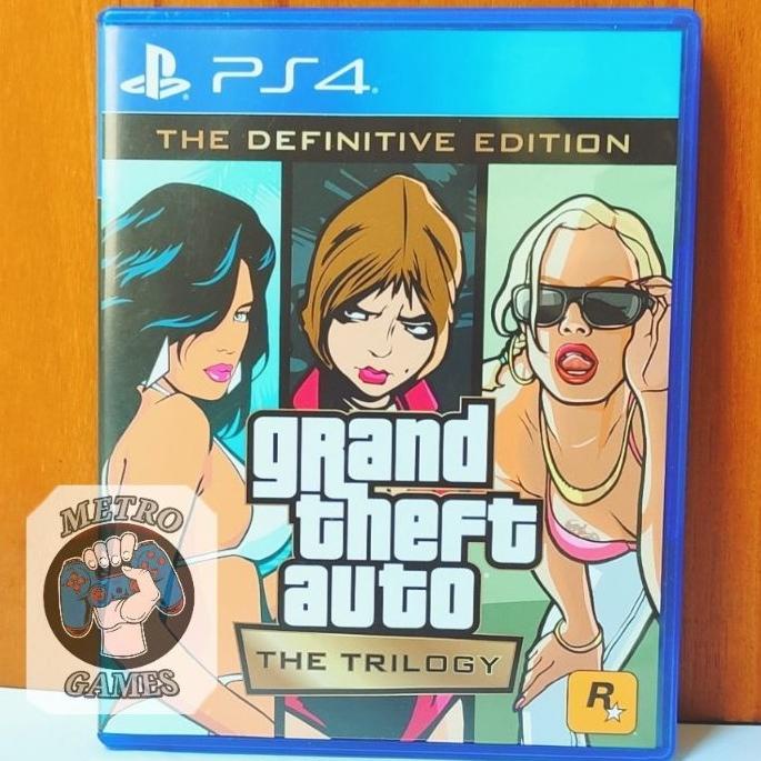 Jual SAN831 GTA Trilogy The Definitive Edition PS4 Kaset Grand Theft ...