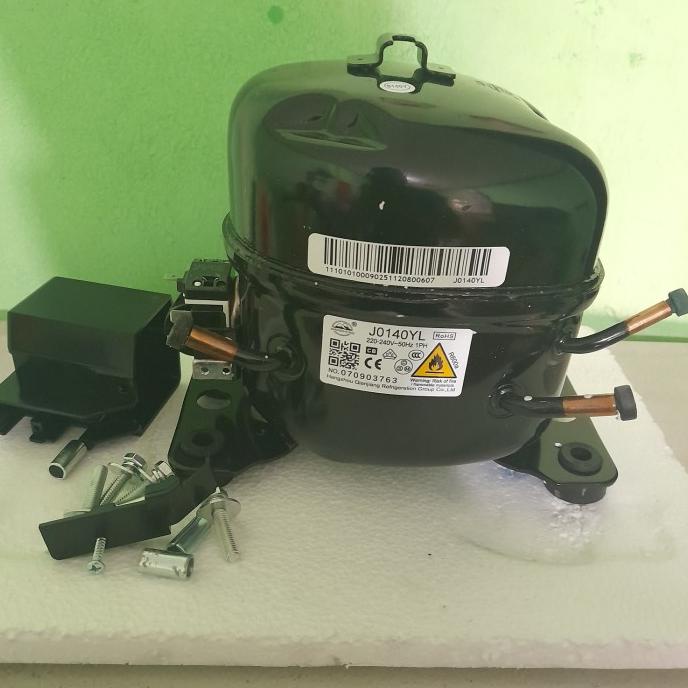 Jual ~~~~~] Kompresor kulkas 2 pintu Original Midea J0140YL 1/6 HP ...