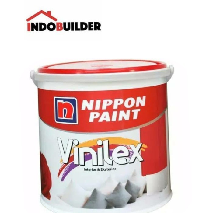 Jual CAT TEMBOK VINILEX 5000 KEMBANG 5 KG GALON PUTIH 300 NIPPON PAINT ...