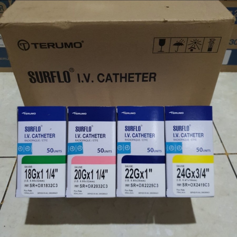 Jual IV Catheter TERUMO Abochat Surflo Terumo Chateter IV CATHETER