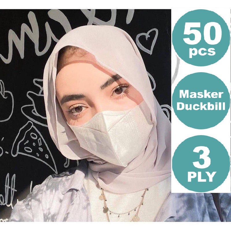 Jual Masker Duckbill Earloop Isi 50 Pcs Masker Sehari-hari | Shopee ...