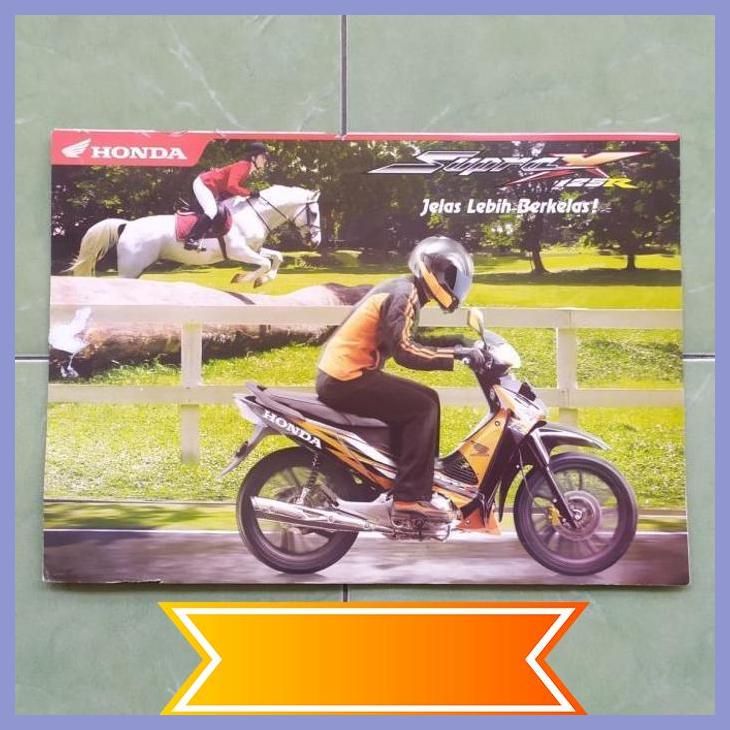 Jual BUKU BOOKLET BROSUR IKLAN MOTOR HONDA SUPRA X 125 R [TMR] | Shopee ...