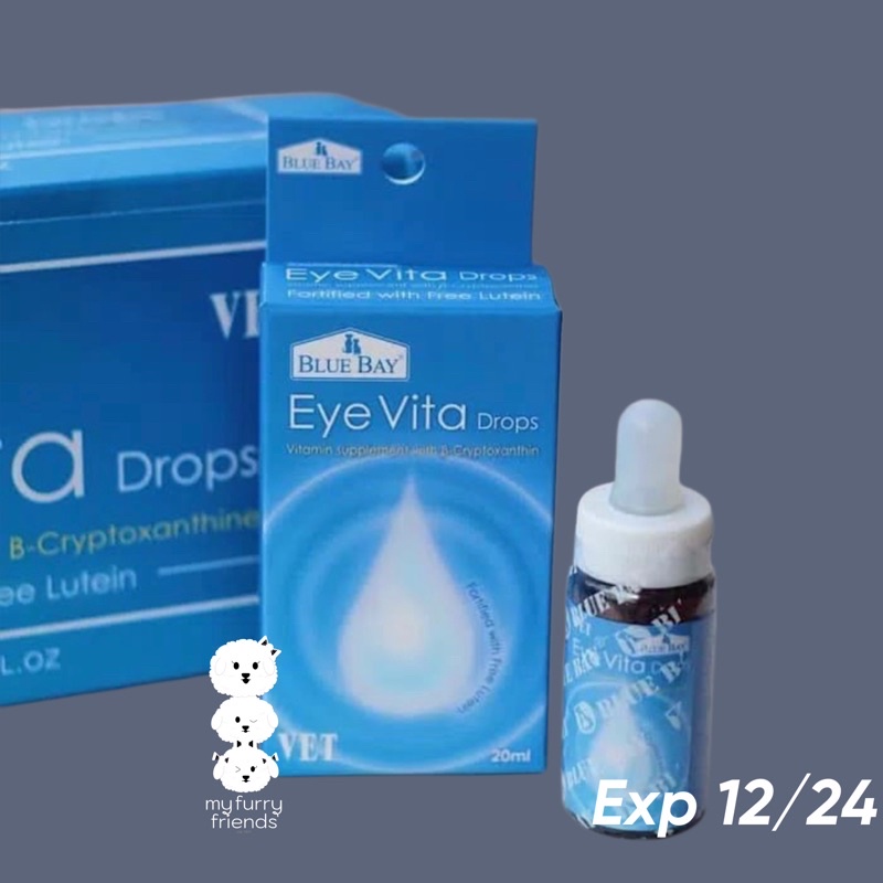Jual Eye Vita drops for cats and dogs Blue Bay Vitamin Mata anjing