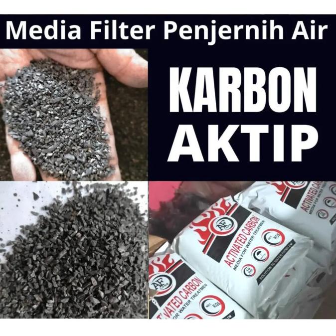 Jual Media Filter Penjernih Air Karbon Aktif Arang Batok Kelapa Kg