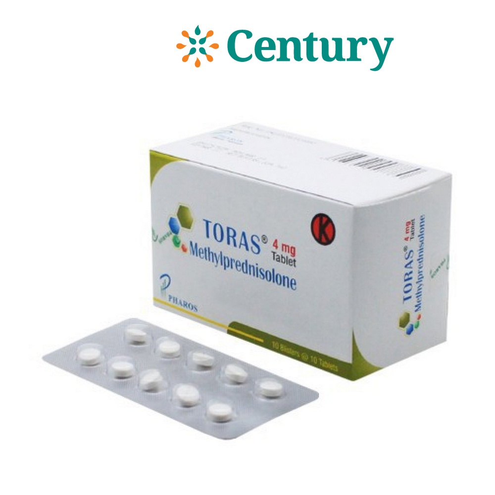 Jual TORAS 4 MG 1 STRIP ISI 10 TABLET / METHYL PREDNISOLON / ANTI ...