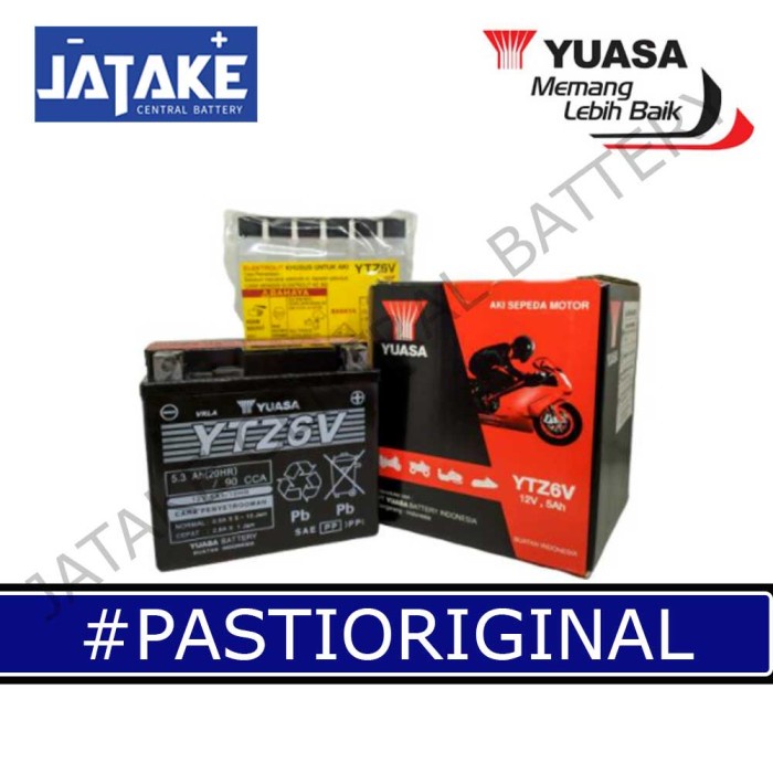 Jual Aki Kering Motor YTZ6V Yuasa | Shopee Indonesia
