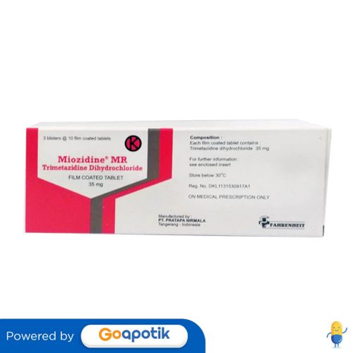 Jual MIOZIDINE MR 35 MG BOX 30 TABLET | Shopee Indonesia