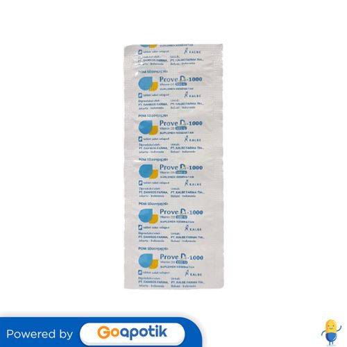 Jual Prove D3 1000 Iu Strip 10 Tablet | Shopee Indonesia