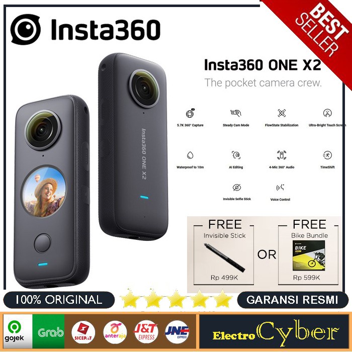 Jual Insta360 One X2 Action Camera / Insta 360 One X 2 | Shopee Indonesia